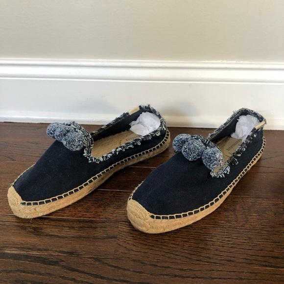 Soludos x Anthropologie Panarea Pom Espadrilles Women’s 10 - VGUC!! - Picture 5 of 12